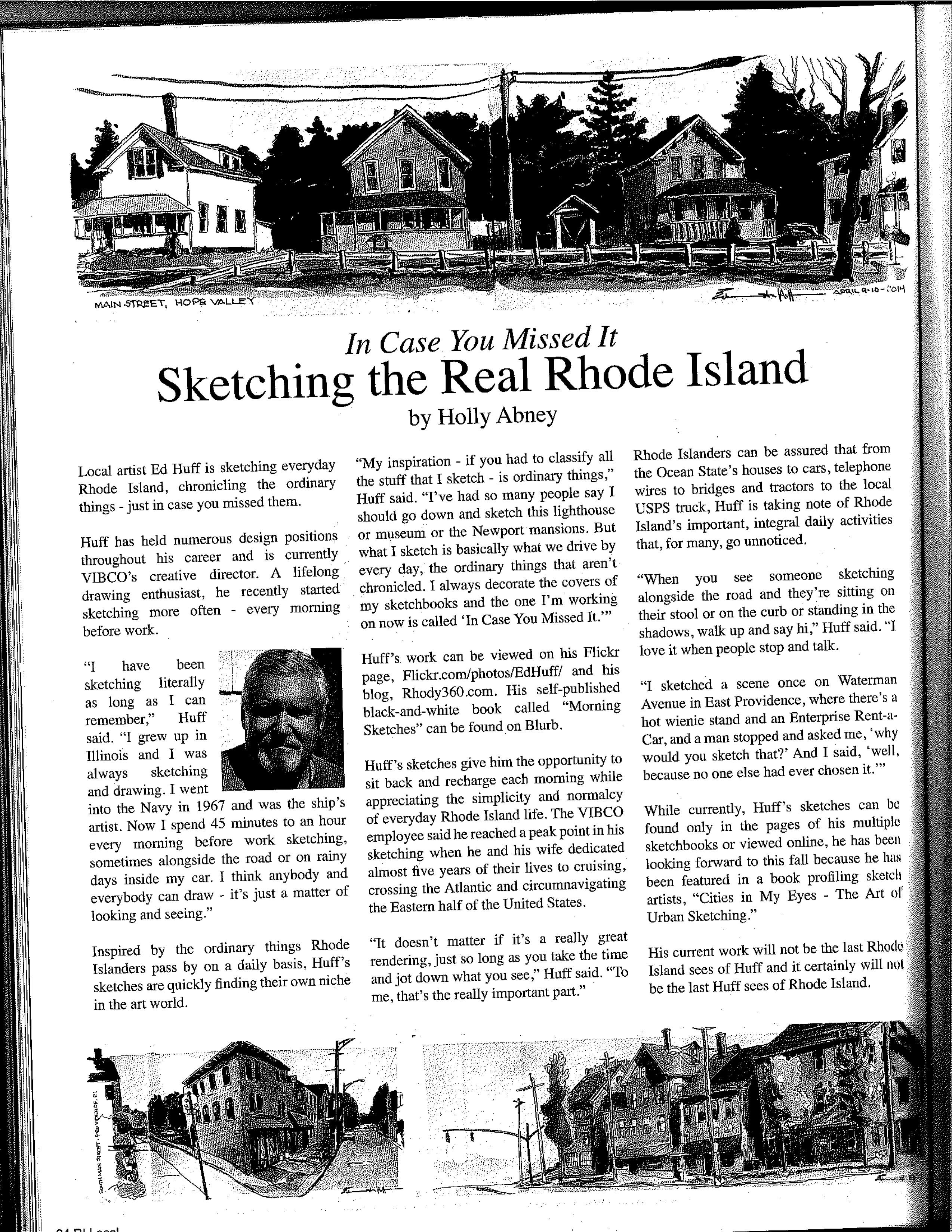 ed huff in rhode island local magazine